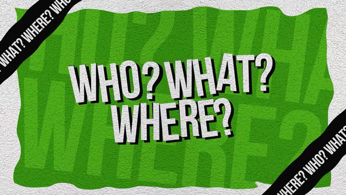 Who? What? Where? image number null